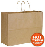 Natural Kraft Paper Shoppers - Best Deals